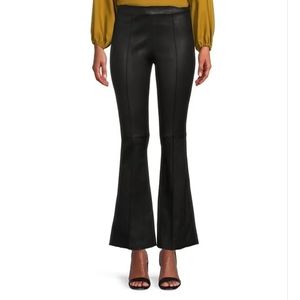 Antonio Melani Lovuola Genuine Leather Flare Leg Pants$599